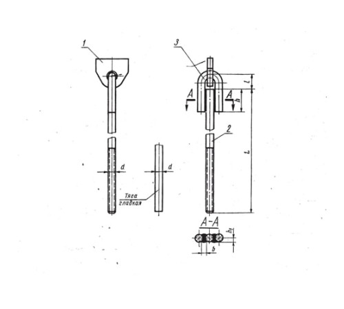 Проушины с тягой подвесок стальных трубопроводов в Могилёве