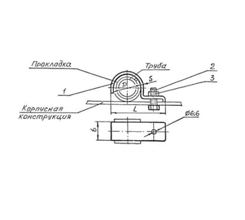 Подвески судовых трубопроводов Тип 6 в Могилёве