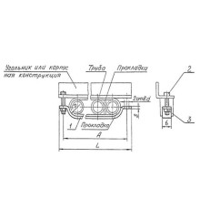 Подвески судовых трубопроводов. Тип 5