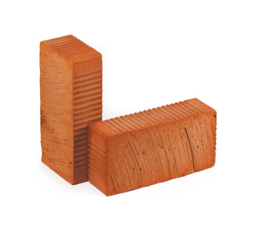 Облицовочные керамические рифленые кирпичи в Могилёве