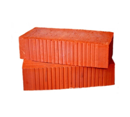 Облицовочные силикатные рифленые еврокирпичи в Могилёве