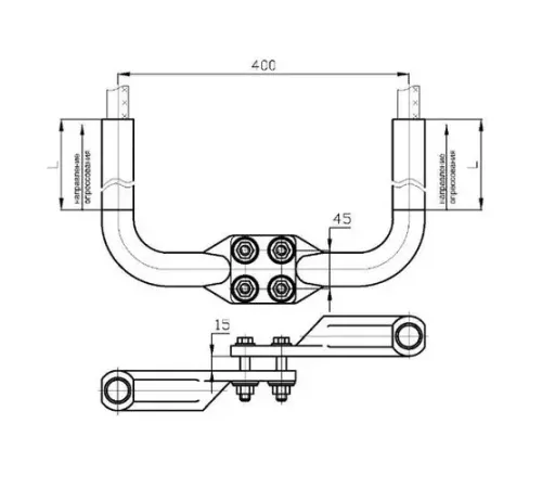 Аппаратные зажимы типа 2А4А в Могилёве для ЛЭП