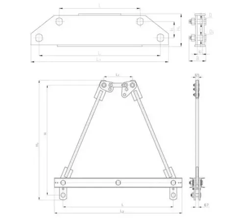 Коромысла типа 2КД2 в Могилёве для воздушных ЛЭП