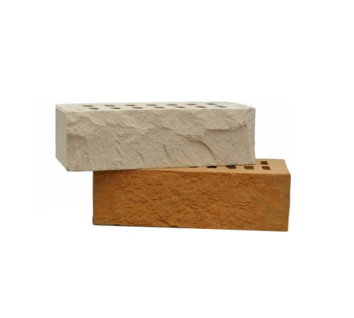 Облицовочные силикатные пустотелые рельефные еврокирпичи в Могилёве