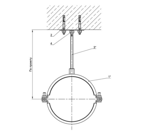 Крепления трубопроводов к перекрытию в Могилёве для юрлиц