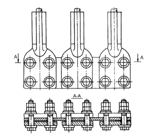 Аппаратные зажимы типа 3А4А в Могилёве для ЛЭП