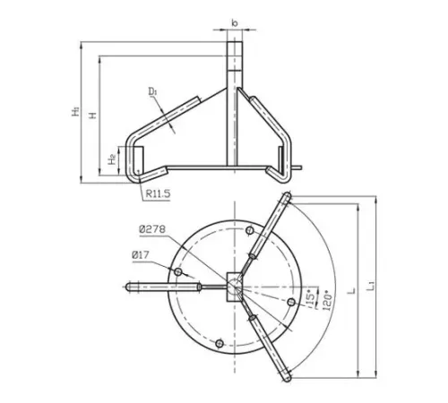 Коромысла лучевые типа КУ для ЛЭП в Могилёве