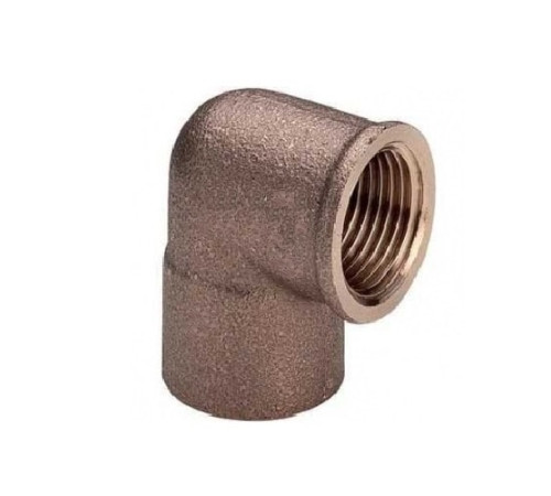 Медные угловые переходы с внутренней резьбой в Могилёве