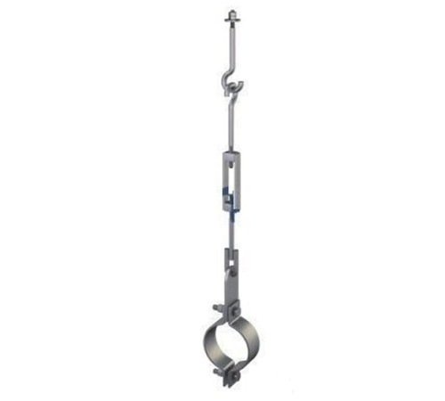 Подвески одной трубы на тяге в Могилёве для трубопроводов