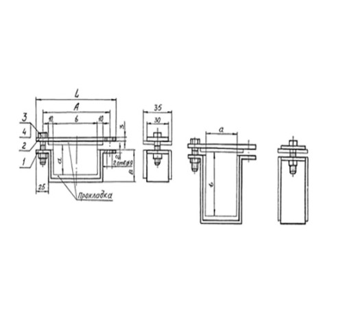 Подвески судовых трубопроводов Тип 9 в Могилёве