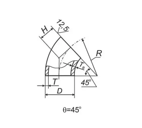 Отводы 45° в ВУС изоляции в Могилёве с доставкой по Беларуси