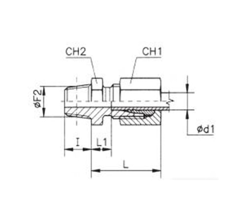 Штуцеры ввертные с конической резьбой TN93 в Могилёве