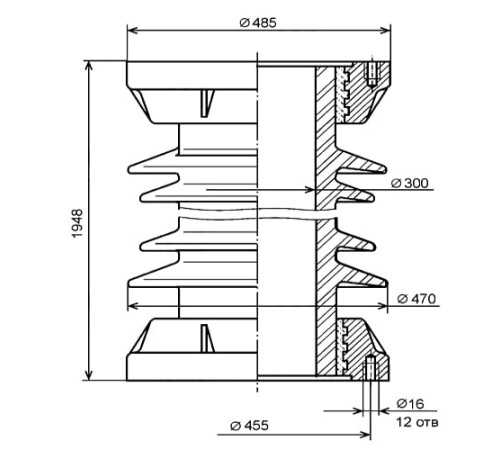 Армированные покрышки ПВЭ для элегазовых выключателей в Могилёве