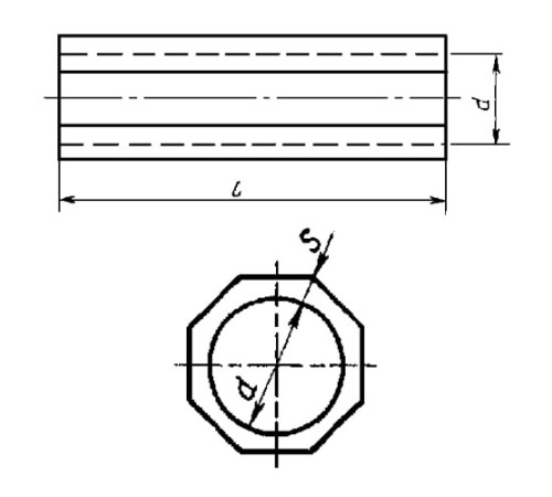 Дренажные керамические трубы восьмигранные в Могилёве