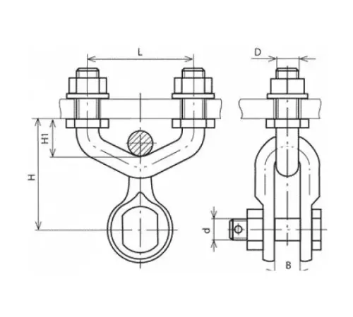 Узлы крепления типа КГП для ЛЭП в Могилёве