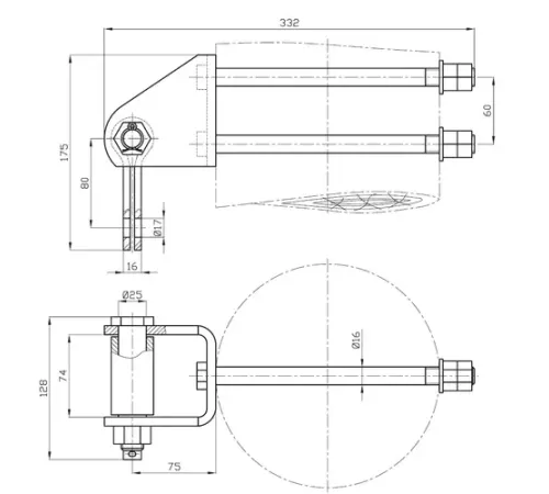 Узлы крепления КГТ-7-1 в Могилёве для ЛЭП