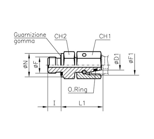 Штуцеры ввертные с уплотнением TN426 M в Могилёве
