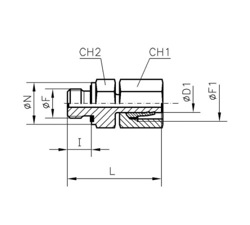 Штуцеры ввертные с уплотнением TN126 GG-M в Могилёве