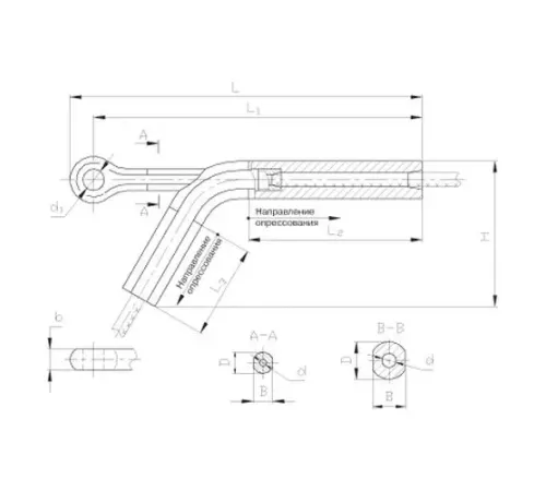 Натяжные прессуемые зажимы НАС в Могилёве для ЛЭП