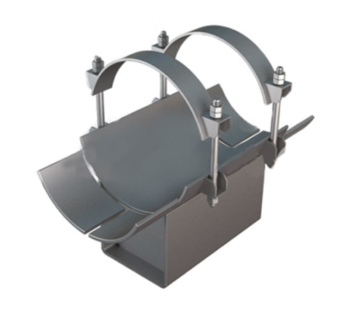 Неподвижные бугельные хомутовые опоры в Могилёве