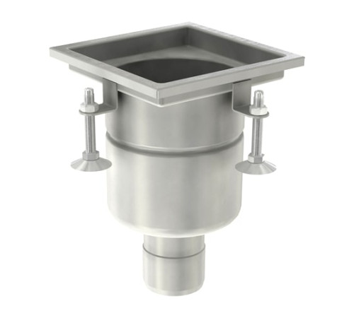 Нержавеющие трапы с вертикальным выпуском в Могилёве