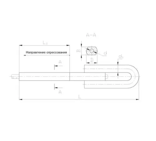 Натяжные прессуемые зажимы типа НС в Могилёве