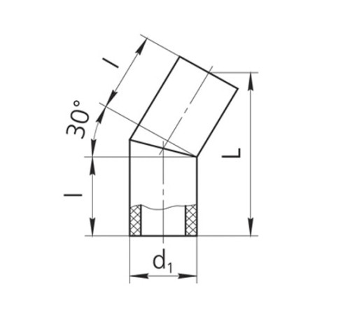 Оболочки на теплоизоляционные отводы 30° в Могилёве