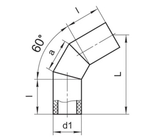 Оболочки на теплоизоляционные отводы 60° в Могилёве