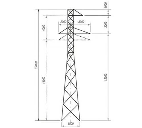 Переходные опоры ЛЭП в Могилёве и Беларуси