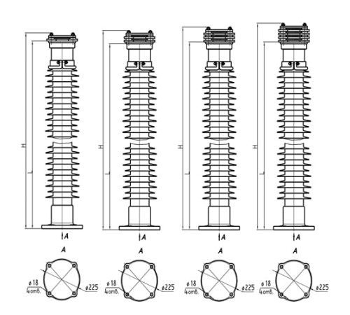 Шинные опоры ШО 110-132 кВ в Могилёве для юрлиц
