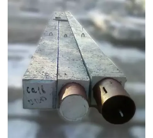 Сваи квадратного сечения с круглой полостью в Могилёве