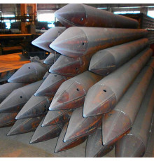 Конические стальные забивные сваи