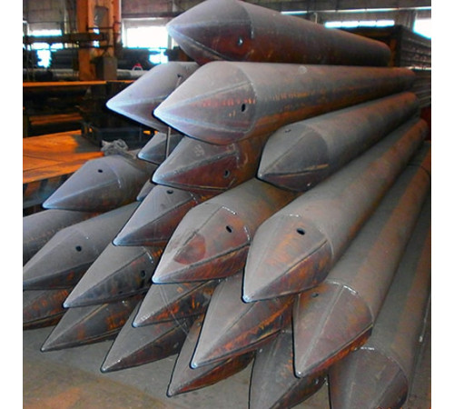 Конические стальные забивные сваи в Могилёве и Беларуси