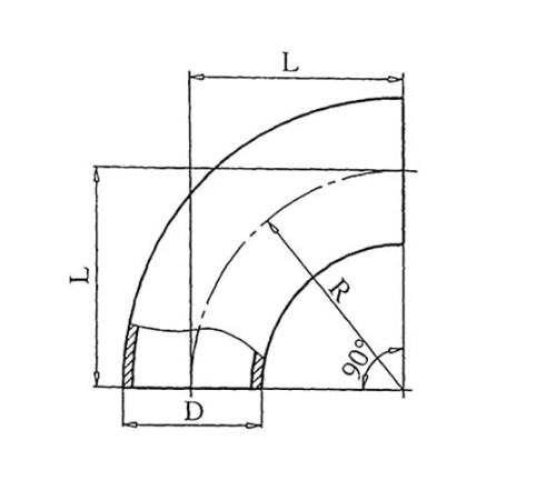 Теплоизоляционные отводы 90 градусов в Могилёве