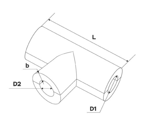 Теплоизоляционные равнопроходные тройки в Могилёве