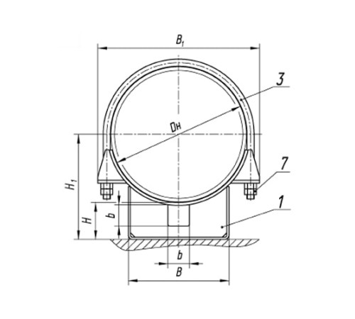 Опоры ТПР.05.29.00.000 для трубопроводов в Могилёве