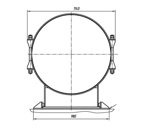Опоры ТПР.14.05.00.000 в Могилёве для трубопроводов
