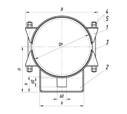 Опоры ТПР.14.45.00.000 в Могилёве для трубопроводов