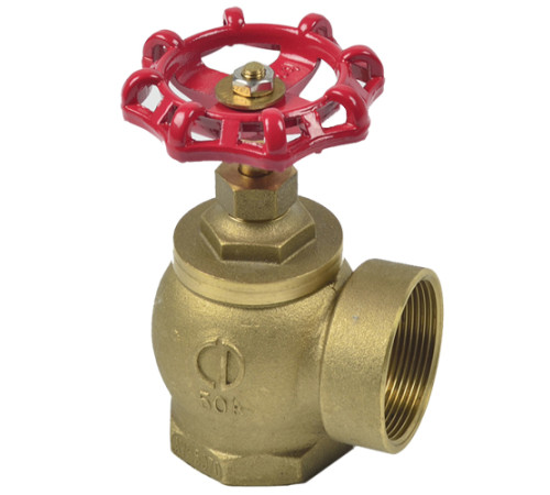 Запорные пожарные латунные угловые вентили в Могилёве