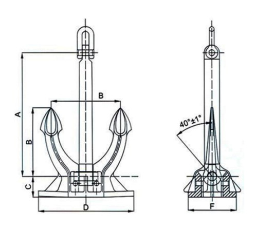 Якоря Spek для судостроения в Могилёве и Беларуси