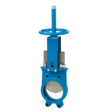 Задвижка шиберная со штурвалом