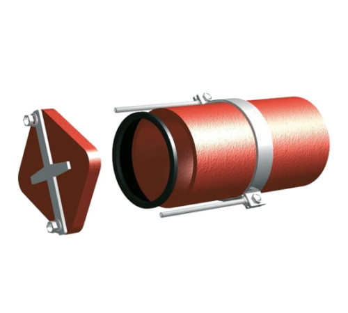 Безраструбные заглушки с прижимными скобами в Могилёве